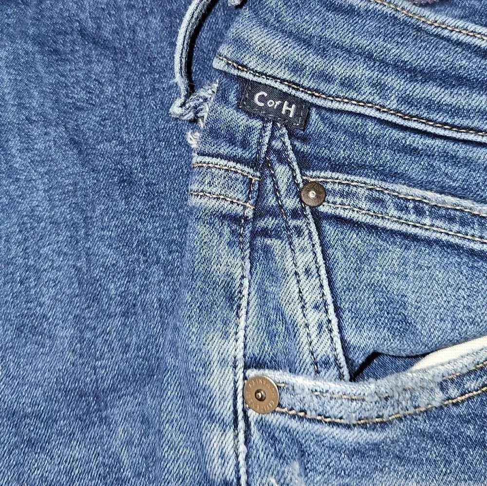 Citizens Of Humanity Chrissy Uber High-Rise Distressed Skinny Jeans